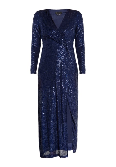 Faina Paillettenjurk Dames marine - Image 1