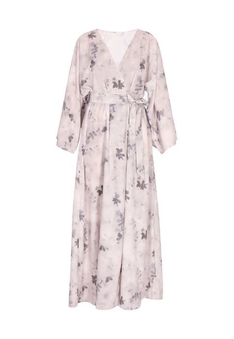 usha kimono jurk Dames Grijs Veelkleurig - Image 1