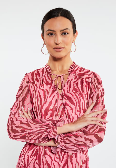 Faina Maxi jurk sookie Dames roze - Image 4