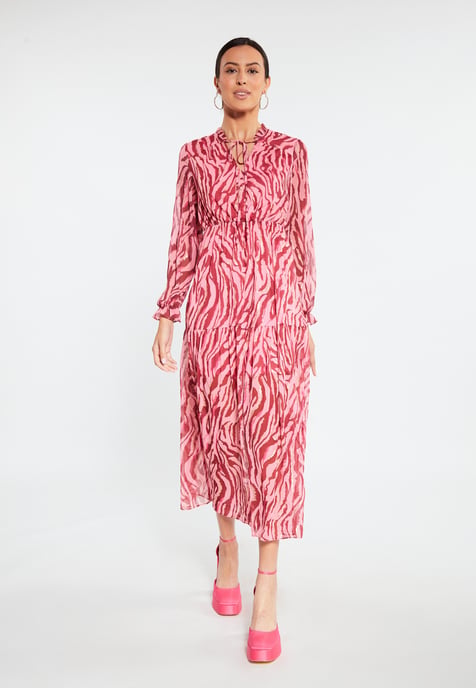 Faina Maxi jurk sookie Dames roze - Image 5