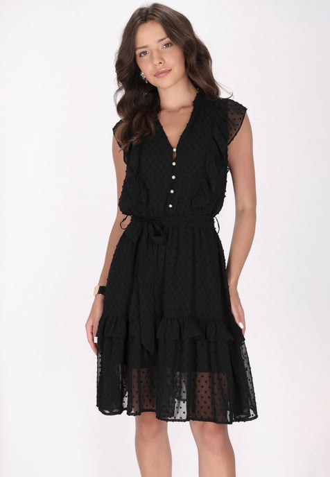 Faina Jurk Dames zwart - Image 3