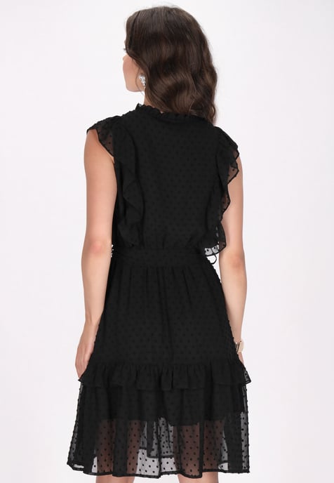 Faina Jurk Dames zwart - Image 4
