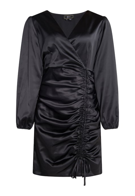 Faina Satijnen mini-jurk Dames zwart - Image 1