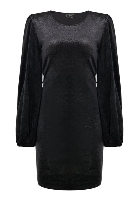 Faina Mini-jurk met lange mouwen Dames zwart - Image 1