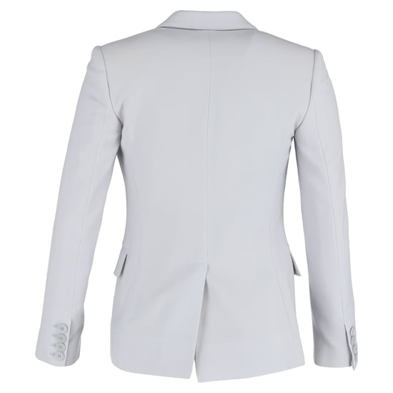 Stella McCartney Enkelzijdige Blazer met Zakken in Lichtblauwe Viscose - Image 3