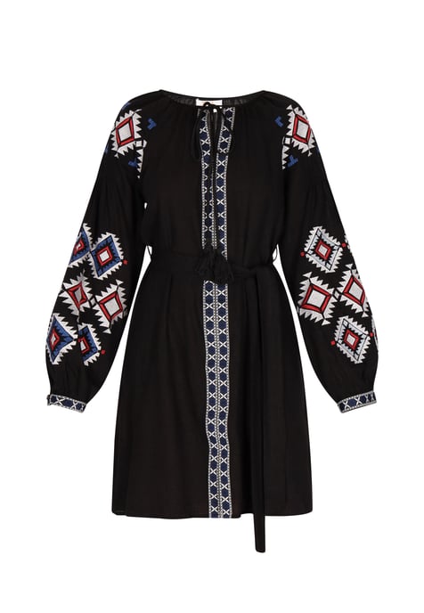 usha Jurk Dames zwart - Image 1