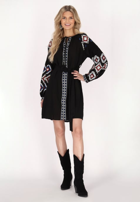 usha Jurk Dames zwart - Image 2