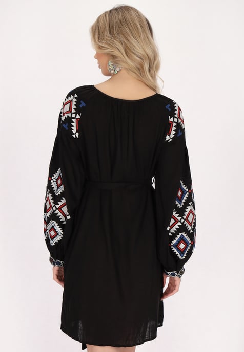 usha Jurk Dames zwart - Image 4