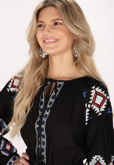 usha Jurk Dames zwart - Image 5