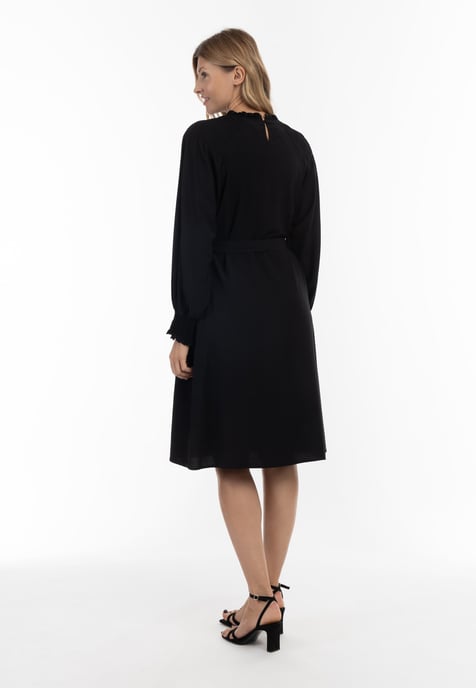 usha midi-jurk nowles Dames zwart - Image 3