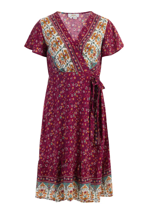 usha Zomerjurk Dames Besroze veelkleurig - Image 1