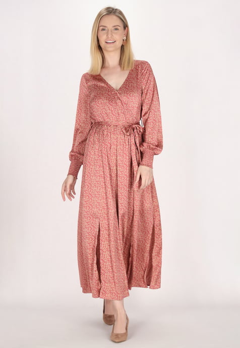 usha jurk Dames Oud roze beige - Image 3