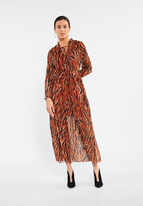 Faina Maxi jurk sookie Dames oranje - Image 2