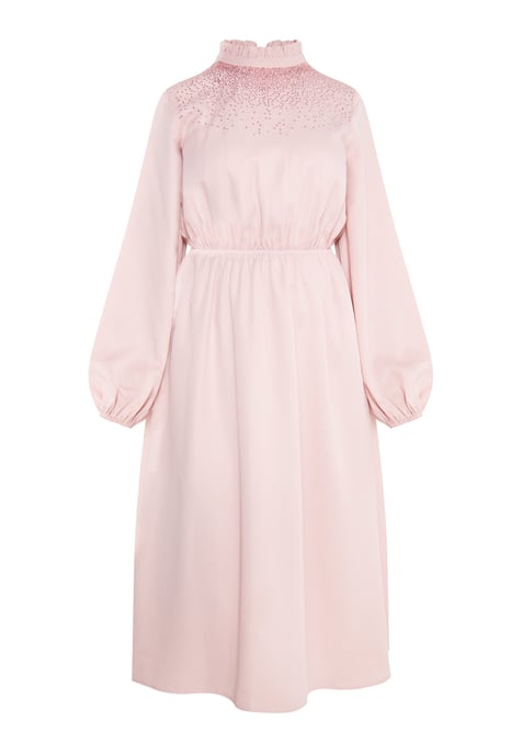 usha midi-jurk Dames roze champagne - Image 1