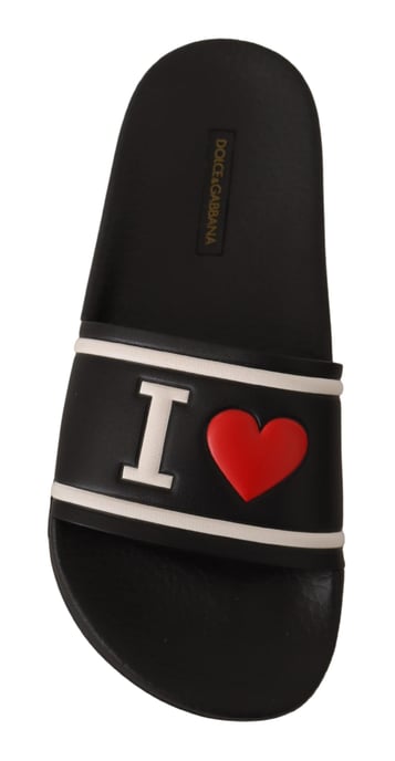 I Love Slides Heren Zwarte Slippers - Image 6
