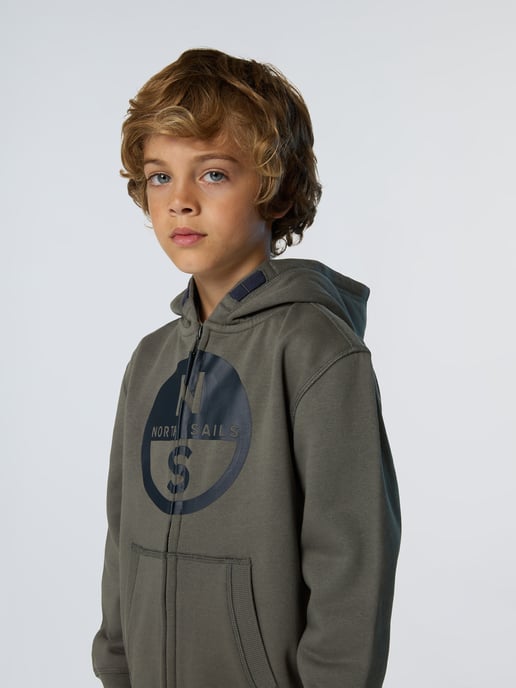 North Sails Hoodie Volledige ritssluiting met maxi-logo - Image 5