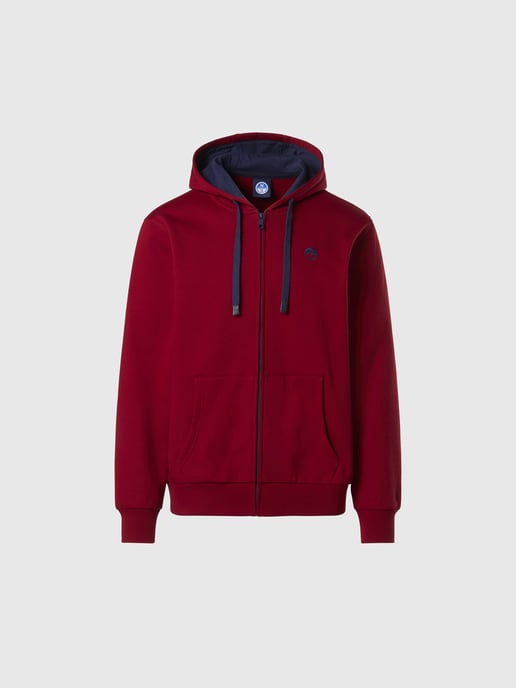 North Sails Hoodie Volledige ritssluiting met geborduurd logo - Image 3