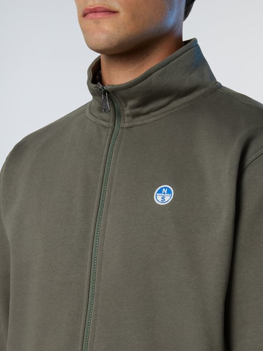 North Sails Sweatshirt Volledige ritssluiting met logopatch - Image 5