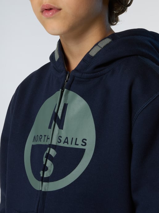 North Sails Hoodie Volledige ritssluiting met maxi-logo - Image 5