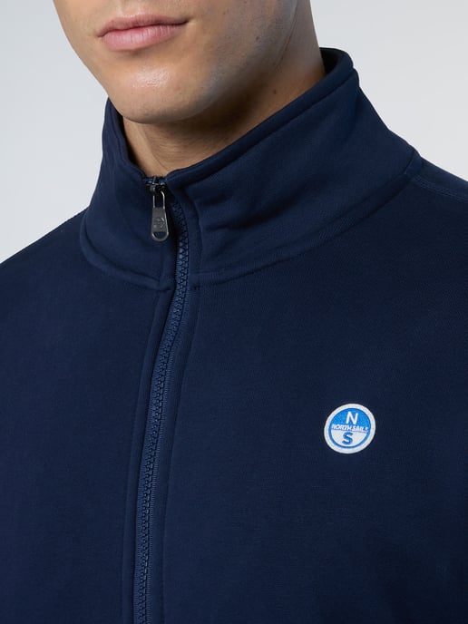 North Sails Sweatshirt Volledige ritssluiting met logopatch - Image 5