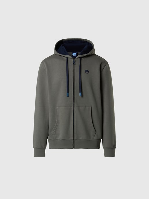 North Sails Hoodie Volledige ritssluiting met geborduurd logo - Image 3