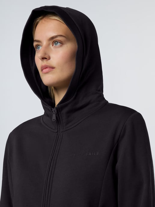 North Sails Hoodie met rits Met ton-sur-ton logo - Image 5