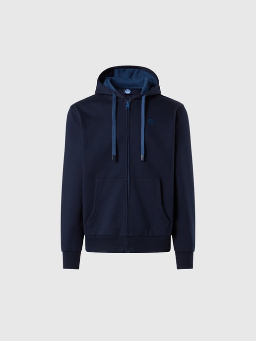 North Sails Hoodie Volledige ritssluiting met geborduurd logo - Image 3