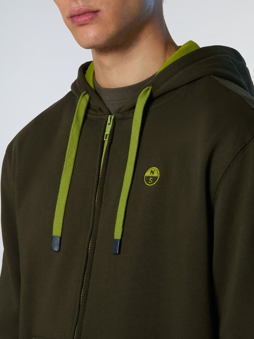 North Sails Hoodie Volledige ritssluiting met geborduurd logo - Image 5