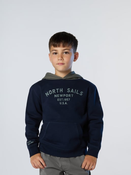 North Sails Hoodie Met Newport-print - Image 1