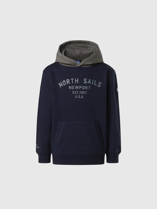 North Sails Hoodie Met Newport-print - Image 3