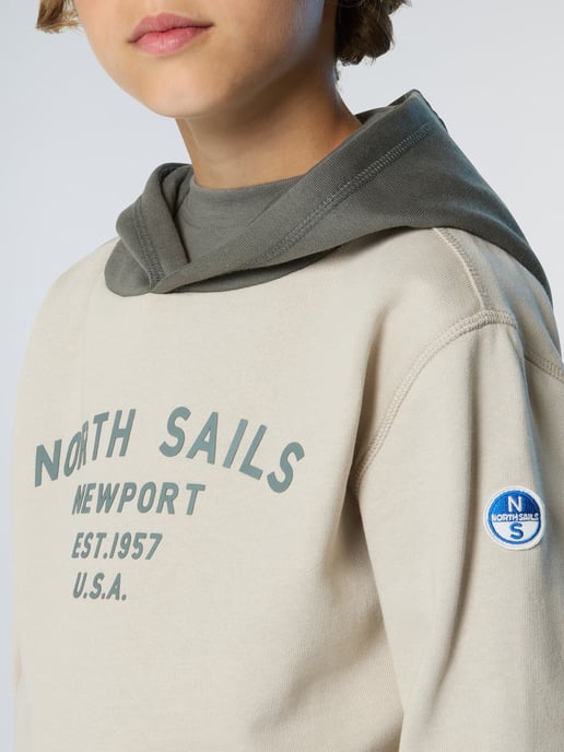 North Sails Hoodie Met Newport-print - Image 5