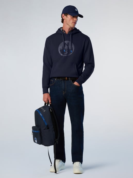 North Sails Hoodie Met maxi logo print - Image 4