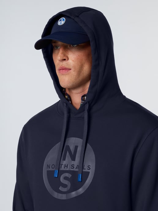 North Sails Hoodie Met maxi logo print - Image 5