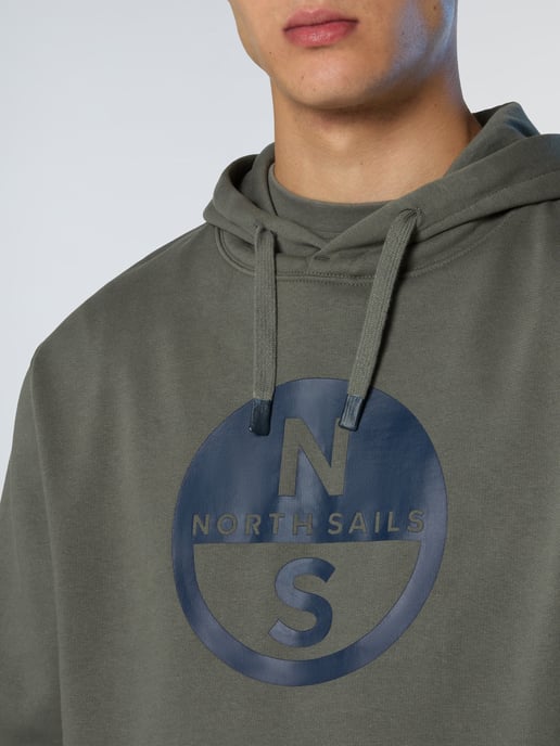 North Sails Hoodie Met maxi logo print - Image 5