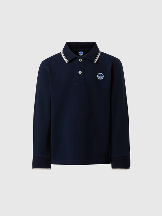 North Sails Polo Shirt Lange mouwen met kraagletters - Image 3