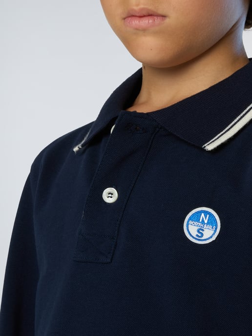 North Sails Polo Shirt Lange mouwen met kraagletters - Image 5