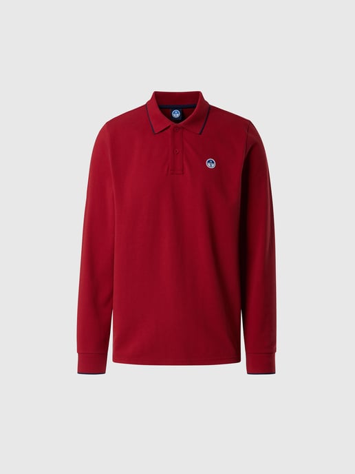 North Sails Polo Shirt Lange mouwen met kraagprint - Image 3