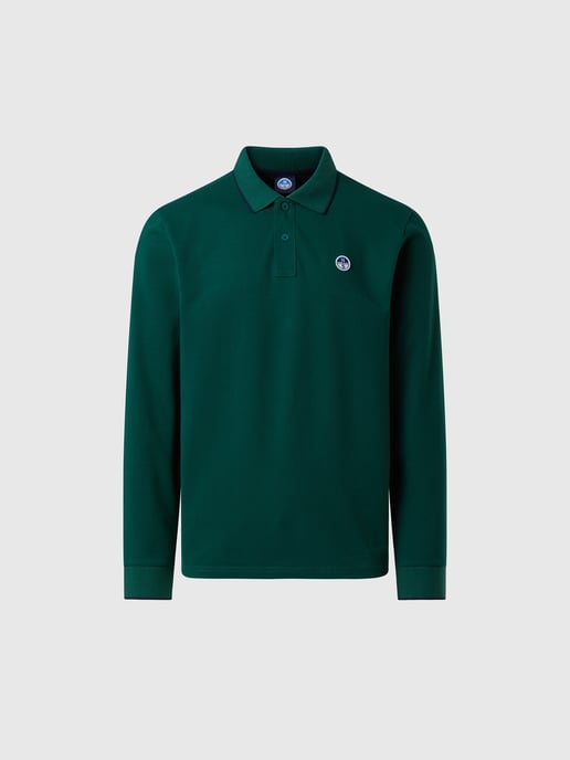North Sails Polo Shirt Lange mouwen met kraagprint - Image 3