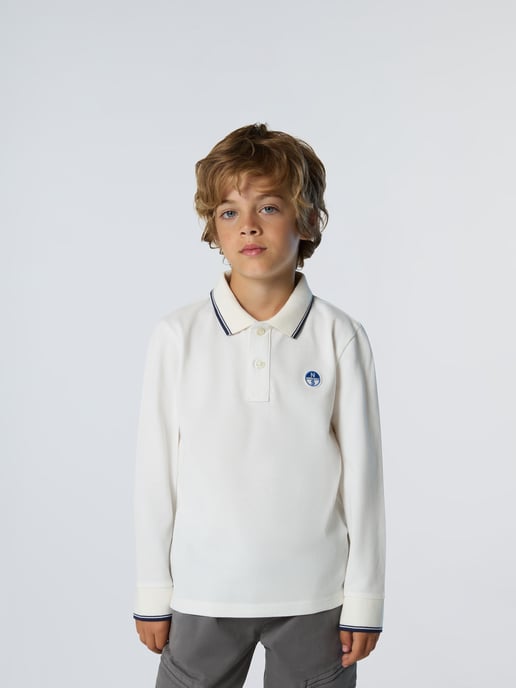 North Sails Polo Shirt Lange mouwen met kraagletters - Image 1