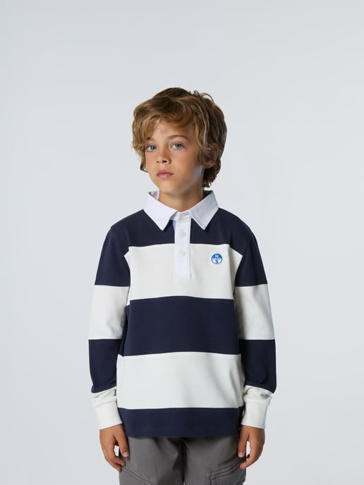 North Sails Rugby Top Gestreepte lange mouwen - Image 1