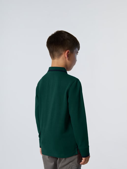 North Sails Polo Shirt Lange mouwen met kraagletters - Image 2