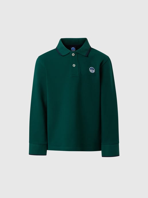 North Sails Polo Shirt Lange mouwen met kraagletters - Image 3