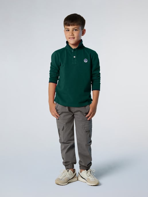 North Sails Polo Shirt Lange mouwen met kraagletters - Image 4