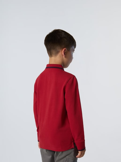 North Sails Polo Shirt Lange mouwen met kraagletters - Image 2