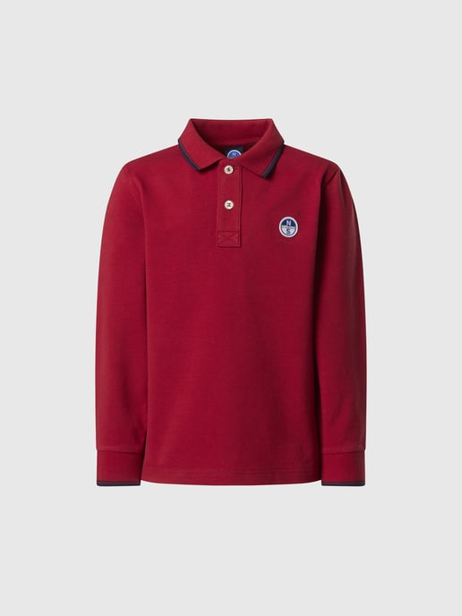 North Sails Polo Shirt Lange mouwen met kraagletters - Image 3