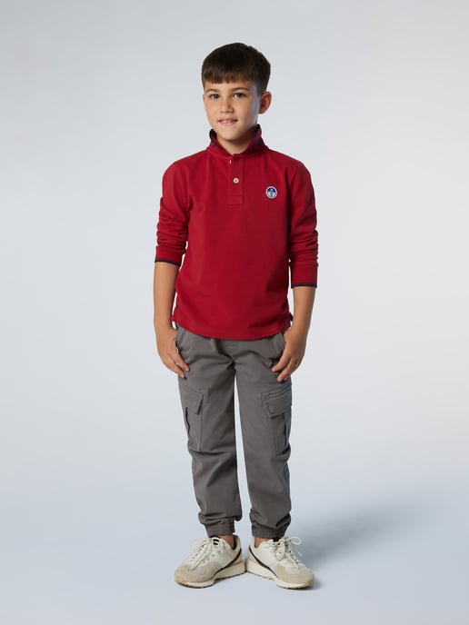 North Sails Polo Shirt Lange mouwen met kraagletters - Image 4