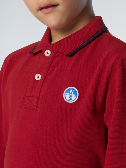 North Sails Polo Shirt Lange mouwen met kraagletters - Image 5