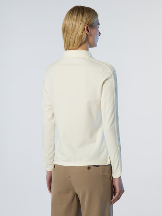 North Sails Polo Shirt Perzikleerstof met lange mouwen - Image 2
