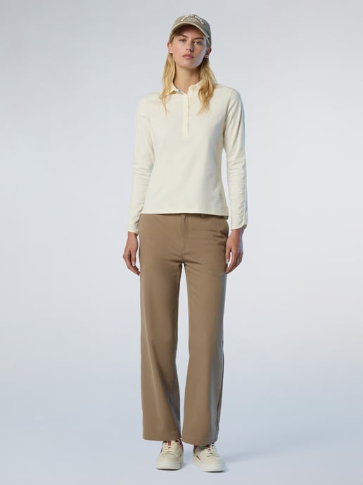 North Sails Polo Shirt Perzikleerstof met lange mouwen - Image 4