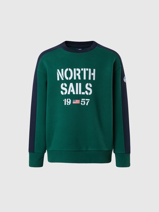 North Sails Sweatshirt Met flockprint - Image 3